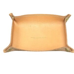 BYNDR Leather Goods Natural Leather Valet Tray